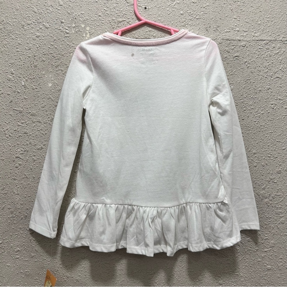 Spooky Night Girls Halloween Cat in Pumpkin Glitter Top NWT Size 4 XS - Picture 4 of 5